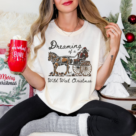 Dreaming Of A Wild West Christmas Shirt