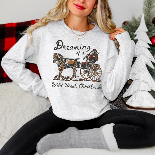 Dreaming Of A Wild West Christmas Sweatshirt