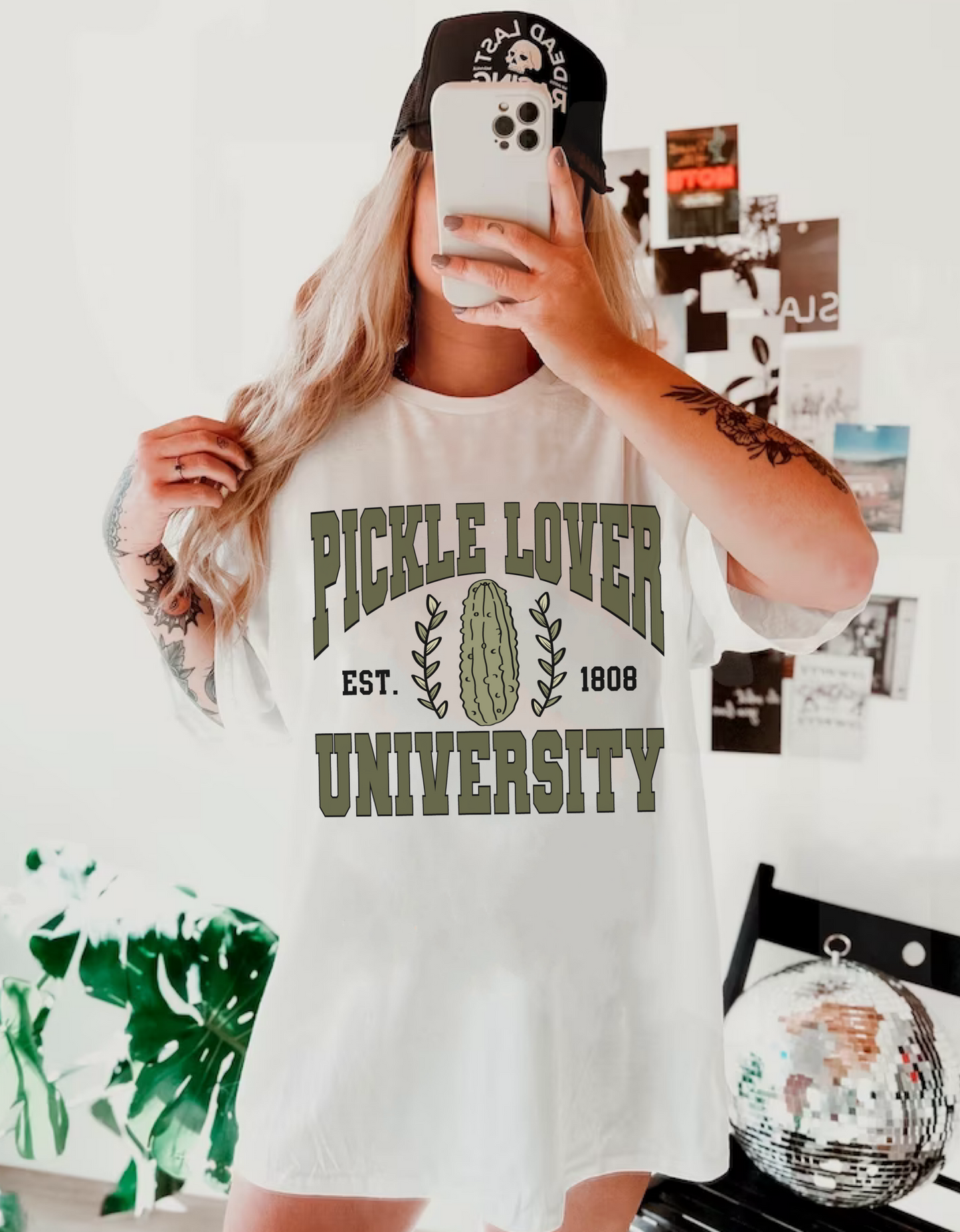 Pickle Lover University Graphic Tee