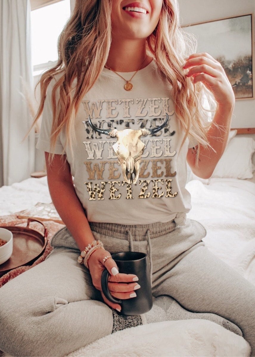 Wetzel Country Music Concert Shirt, Concert Outfit, Nashville Shirt, Western Graphic Tee, Western Clothes, Cowboy Shirt, Country Girl