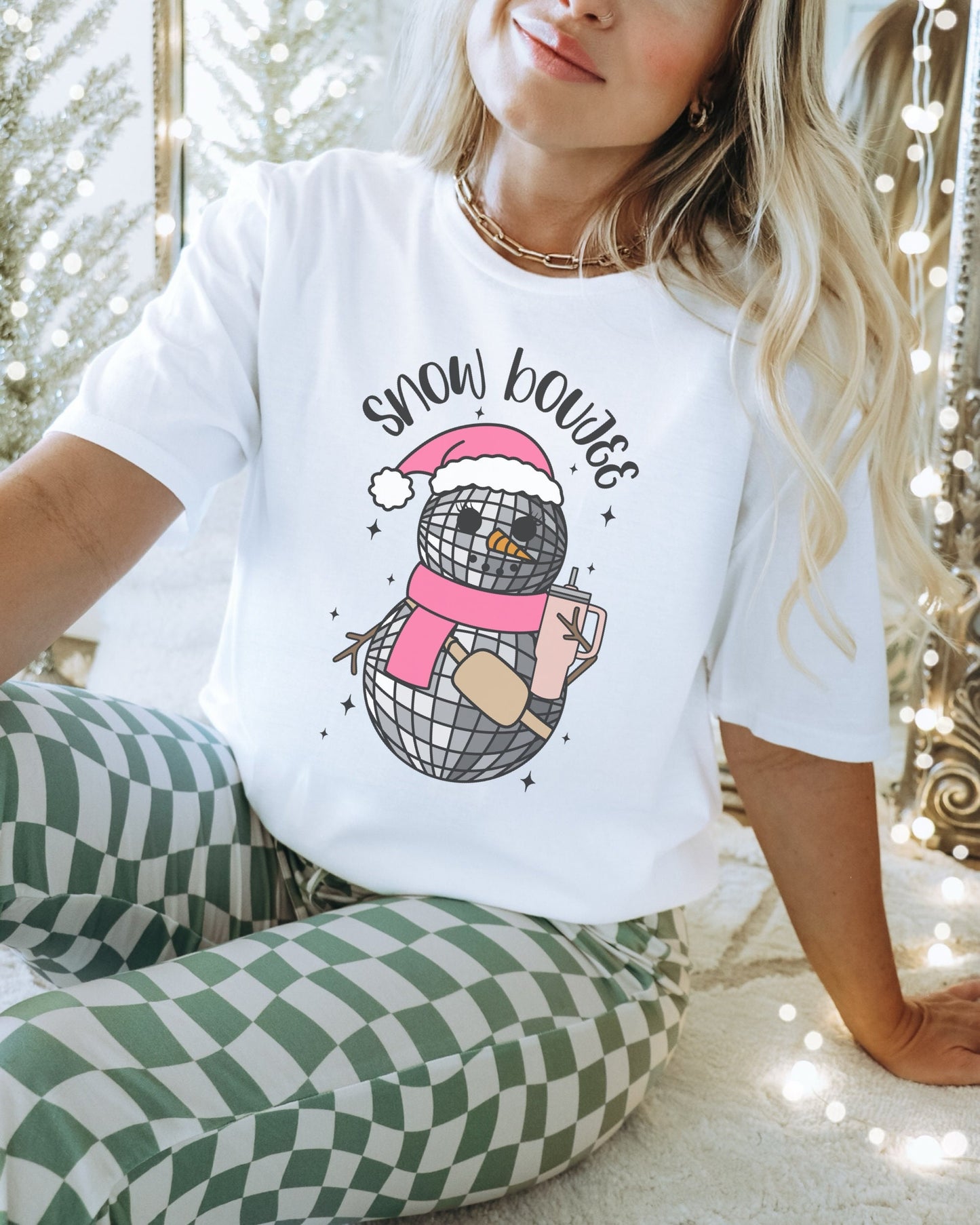 Snow Boujee Shirt, Cute Christmas Shirt, Trendy Christmas Tshirt, Holiday Apparel, Retro Christmas Graphic Tee, Groovy Christmas Shirt, Xmas