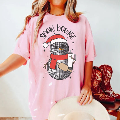 Snow Boujee Shirt, Cute Christmas Shirt, Retro Christmas Tshirt, Matching Christmas Shirt, Holiday Pajamas, Trendy Christmas, Xmas Shirt