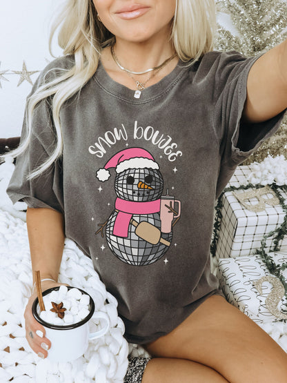 Snow Boujee Shirt, Cute Christmas Shirt, Trendy Christmas Tshirt, Holiday Apparel, Retro Christmas Graphic Tee, Groovy Christmas Shirt, Xmas