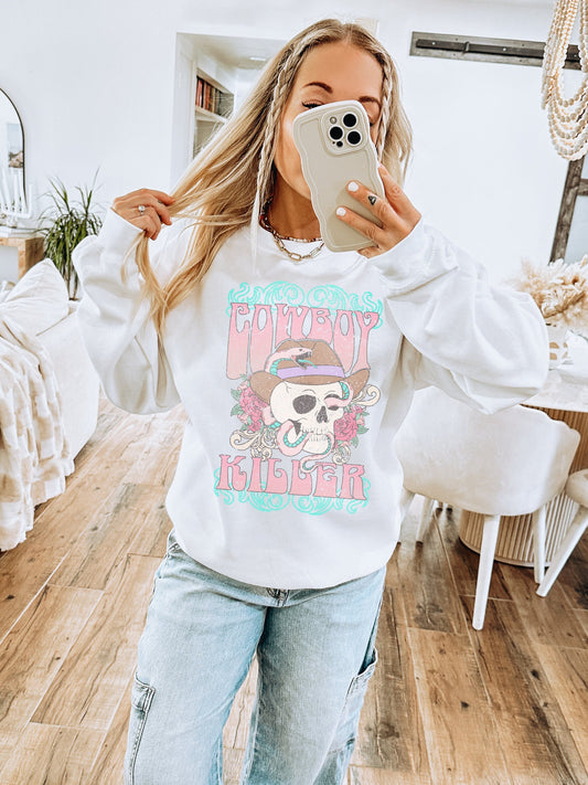 Cowboy Killers Sweatshirt, Trendy Western Shirt, Cowgirl Graphic Tee, Country Music Sweatshirt, Cowboy Sweatshirt, Western Hoodies, Howdy