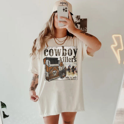 Cowboy Killers Shirt, Vintage Cowboy Shirt, Western Graphic Tee, Cute Western Shirt, Cowgirl Tshirt, Trendy Western, Retro Rodeo Shirt