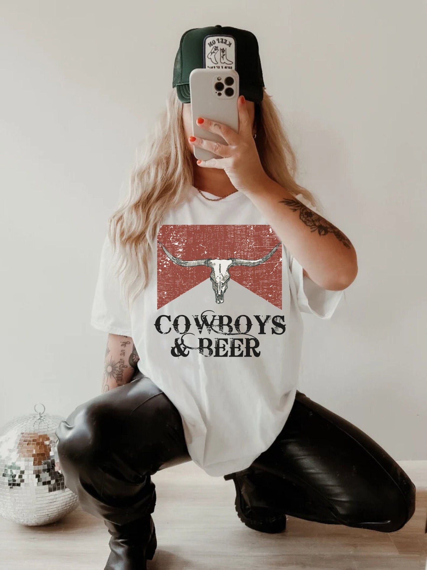 Cowboys And Beer Shirt, Cowboy Graphic Tee, Cowgirl Tee, Country Tshirt, Cute Western Shirt, Boho Western Shirt, Rodeo Shirt, Country Girl