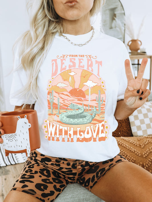 Desert Tshirt, Country Western Shirt, Boho Western Shirt, Cowboy Graphic Tee, Country Tee, Cowgirl Rodeo, Vintage Cowboy Shirt, Cute Tees