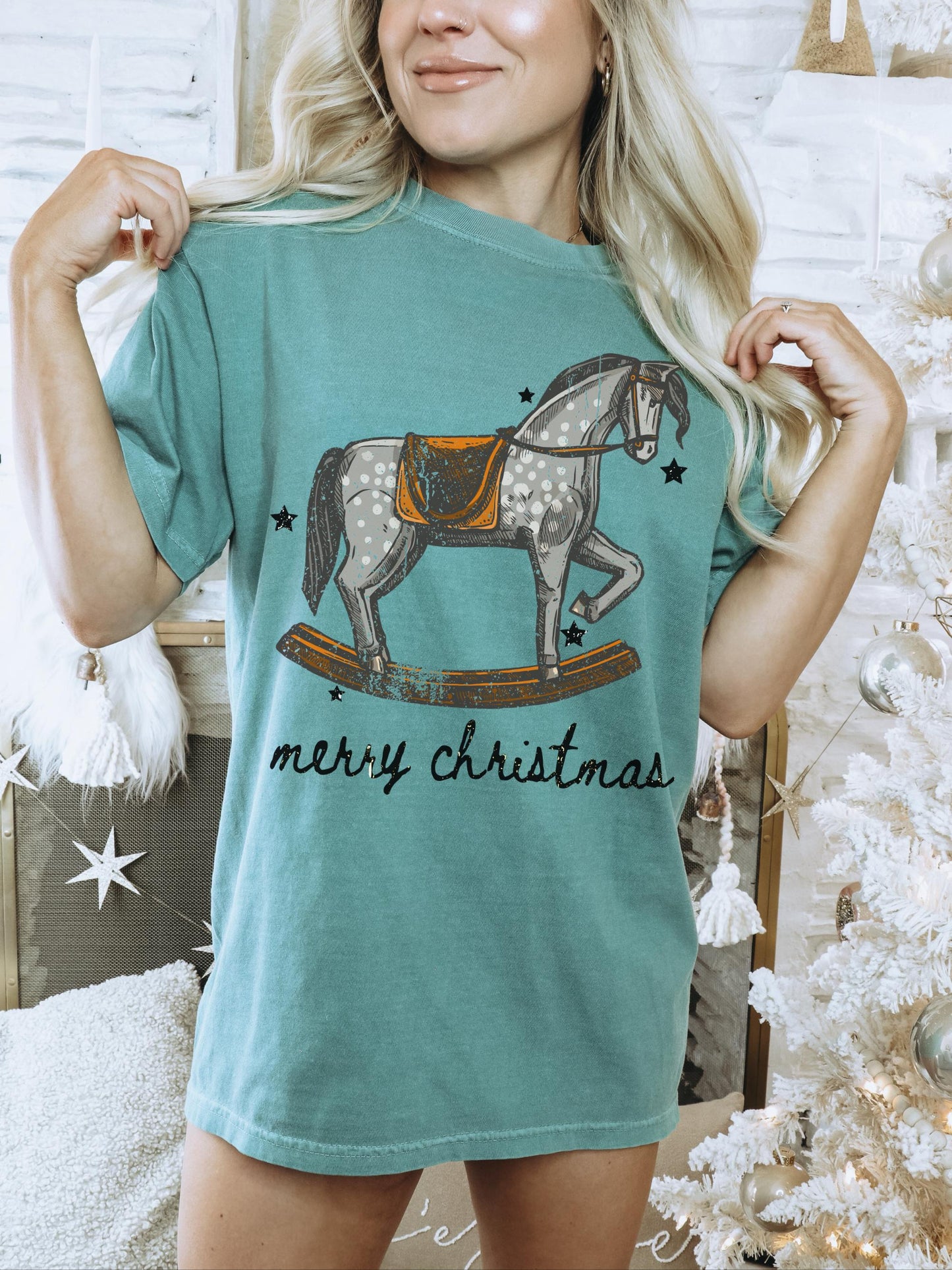 Merry Christmas Horse Shirt, Vintage Horse Shirt, Horse Christmas Shirt, Western Christmas, Cowboy Christmas Shirt, Country Christmas Shirt