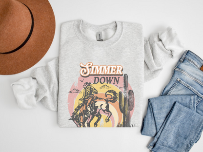 Simmer Down Cowboy Sweatshirt