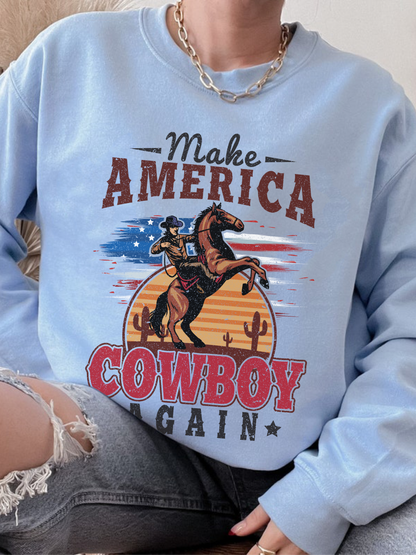 Make America Cowboy Again Sweatshirt