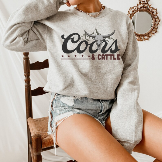 Coors And Cattle Sweatshirt