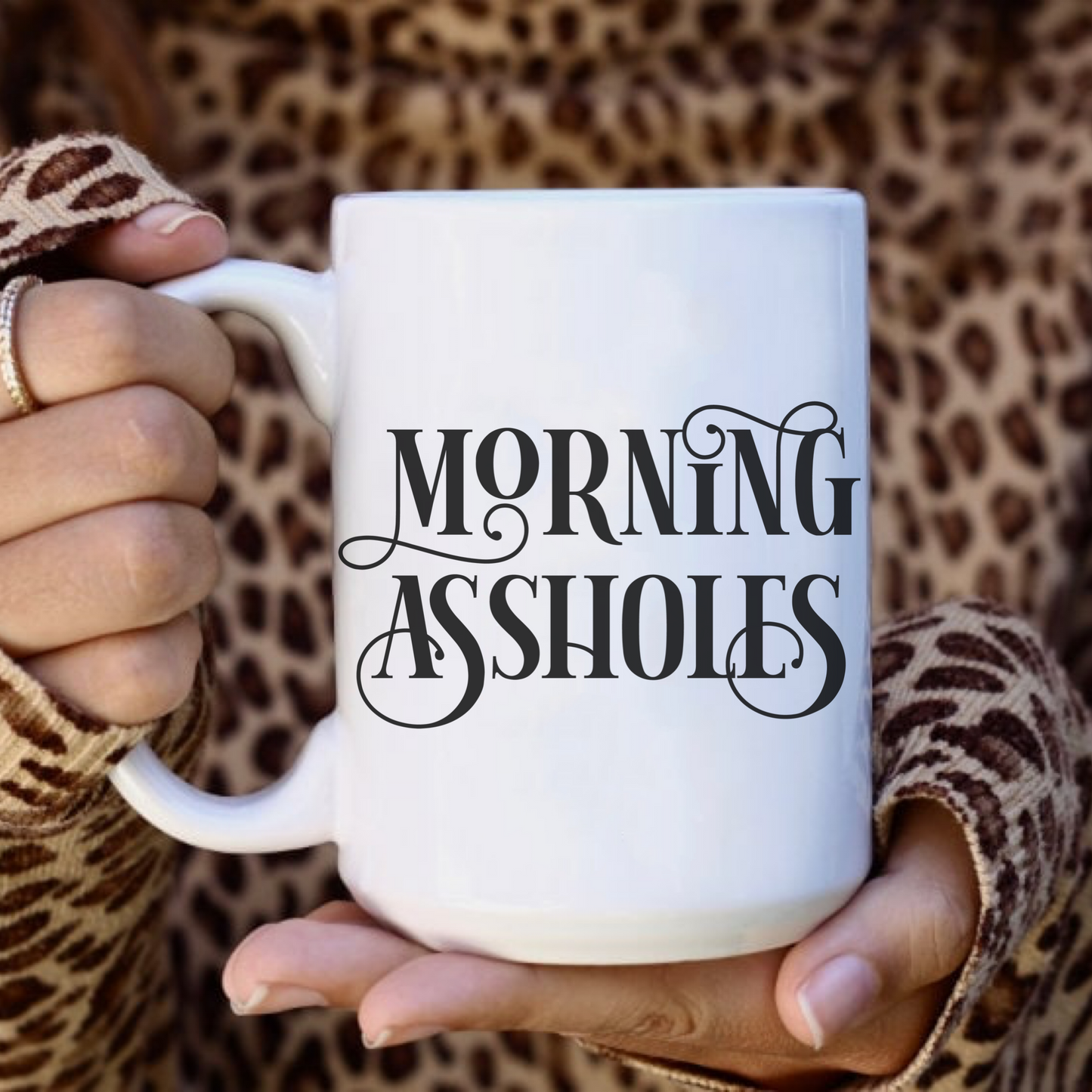 Morning Assholes Mug